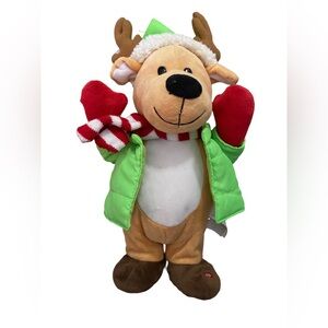 Gemmy Animated 14" Deer‎ Sings Whip Nae Nae Tested Works!